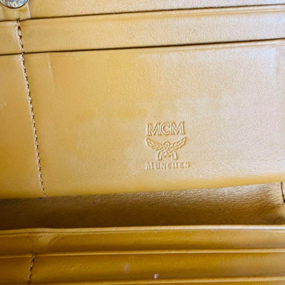 MCM Tan and Orange Wallet - Picture 5 of 7